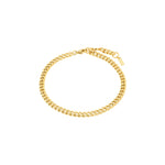 Bracelet chaîne gourmette TARO – plaqué or de Pilgrim