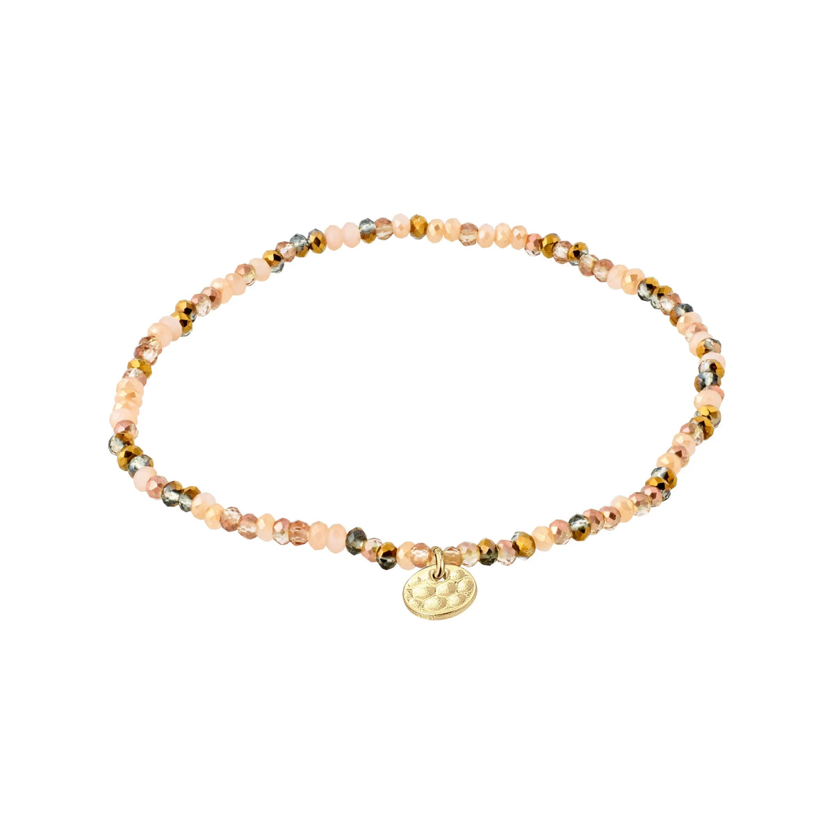 Bracelet INDIE nude multi – finition plaquée or de Pilgrim