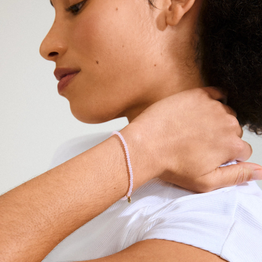 Bracelet INDIE rose – finition plaquée or de Pilgrim, vue 2
