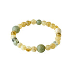 Bracelet ROOT à perles multicolores – plaqué or de Pilgrim