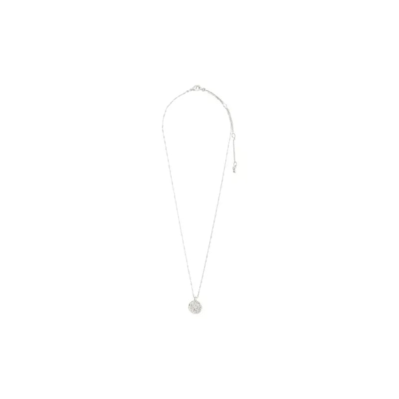 Collier BREATHE médaillon en cristal – finition plaquée argent de Pilgrim, vue 2
