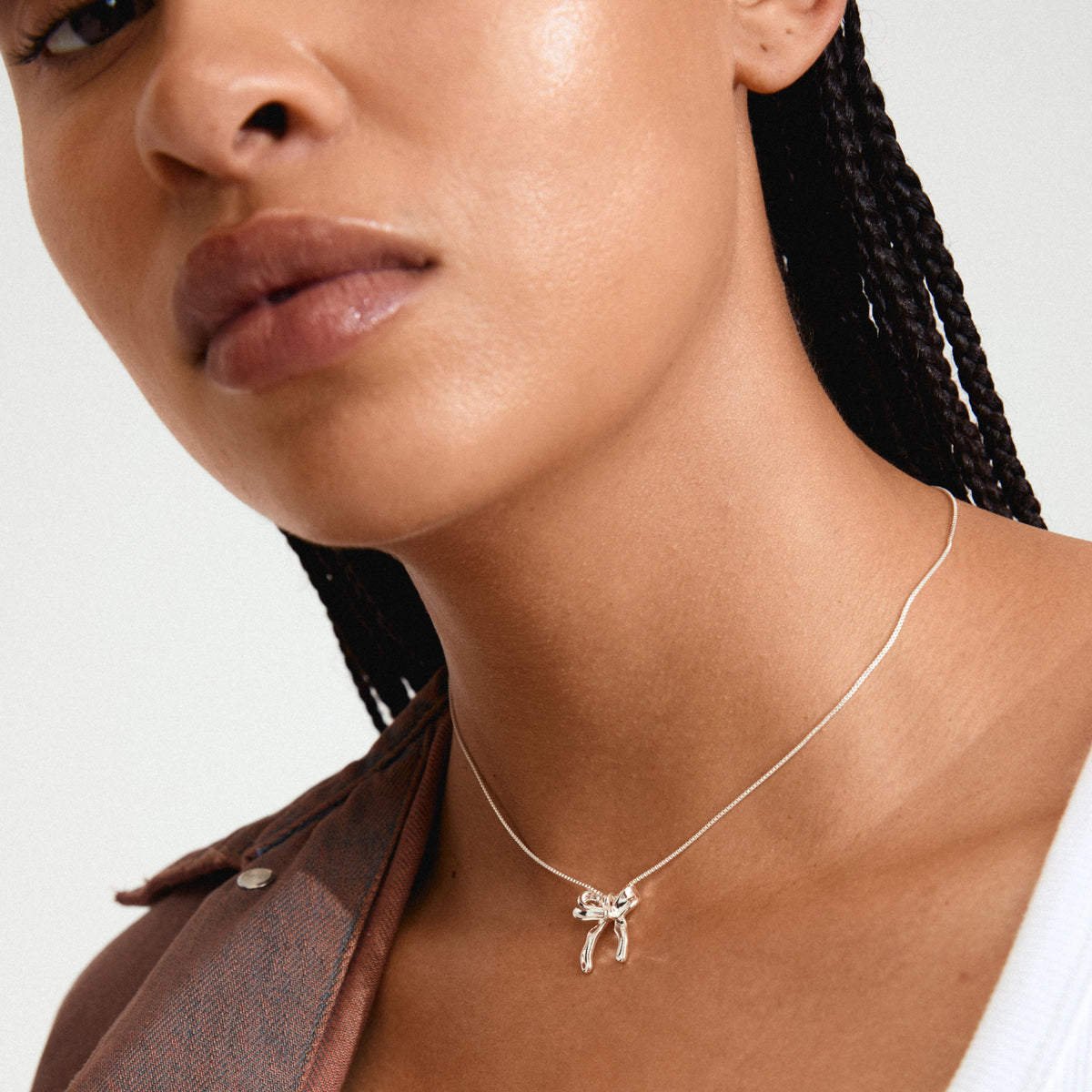 Collier CASSIAN – finition plaquée argent de Pilgrim, vue 3