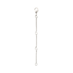 Chaîne de rallonge – 9 cm – plaqué argent de Pilgrim