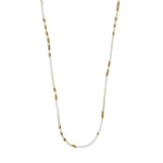 Collier ALISON blanc – finition plaquée or de Pilgrim