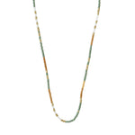 Collier ALISON brun – finition plaquée or de Pilgrim