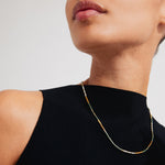 Collier ALISON brun – finition plaquée or de Pilgrim, vue 3