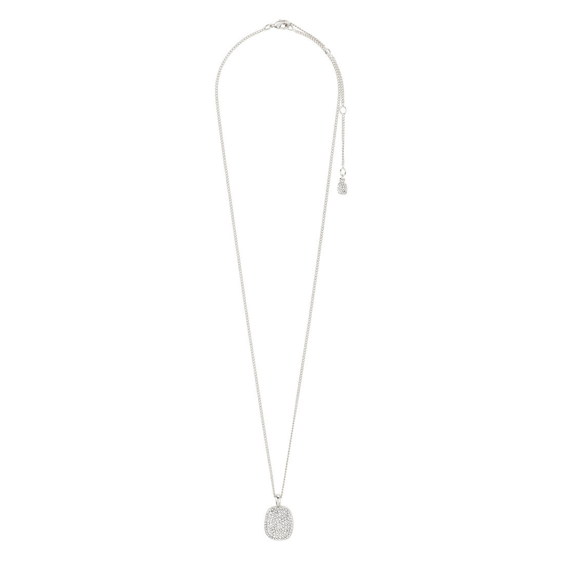 Collier ember cristal – finition plaquée argent de Pilgrim, vue 2