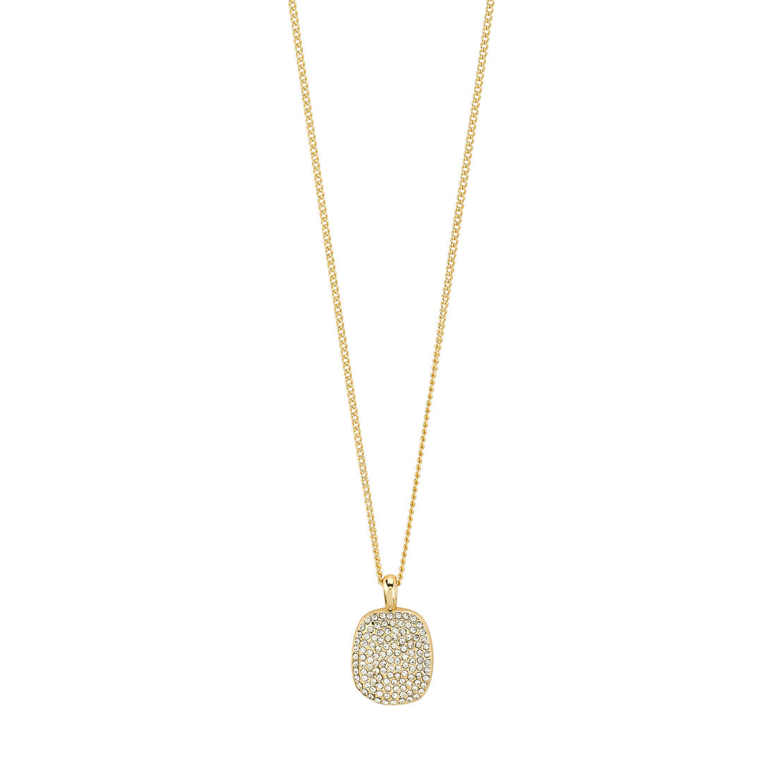 Collier ember cristal – finition plaquée or de Pilgrim