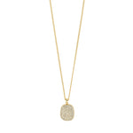 Collier ember cristal – finition plaquée or de Pilgrim