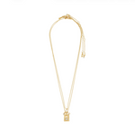 Collier fire cristal – finition plaquée or de Pilgrim, vue 2