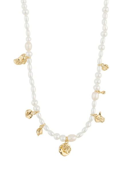 Collier INTENT avec perles – finition plaquée or de Pilgrim