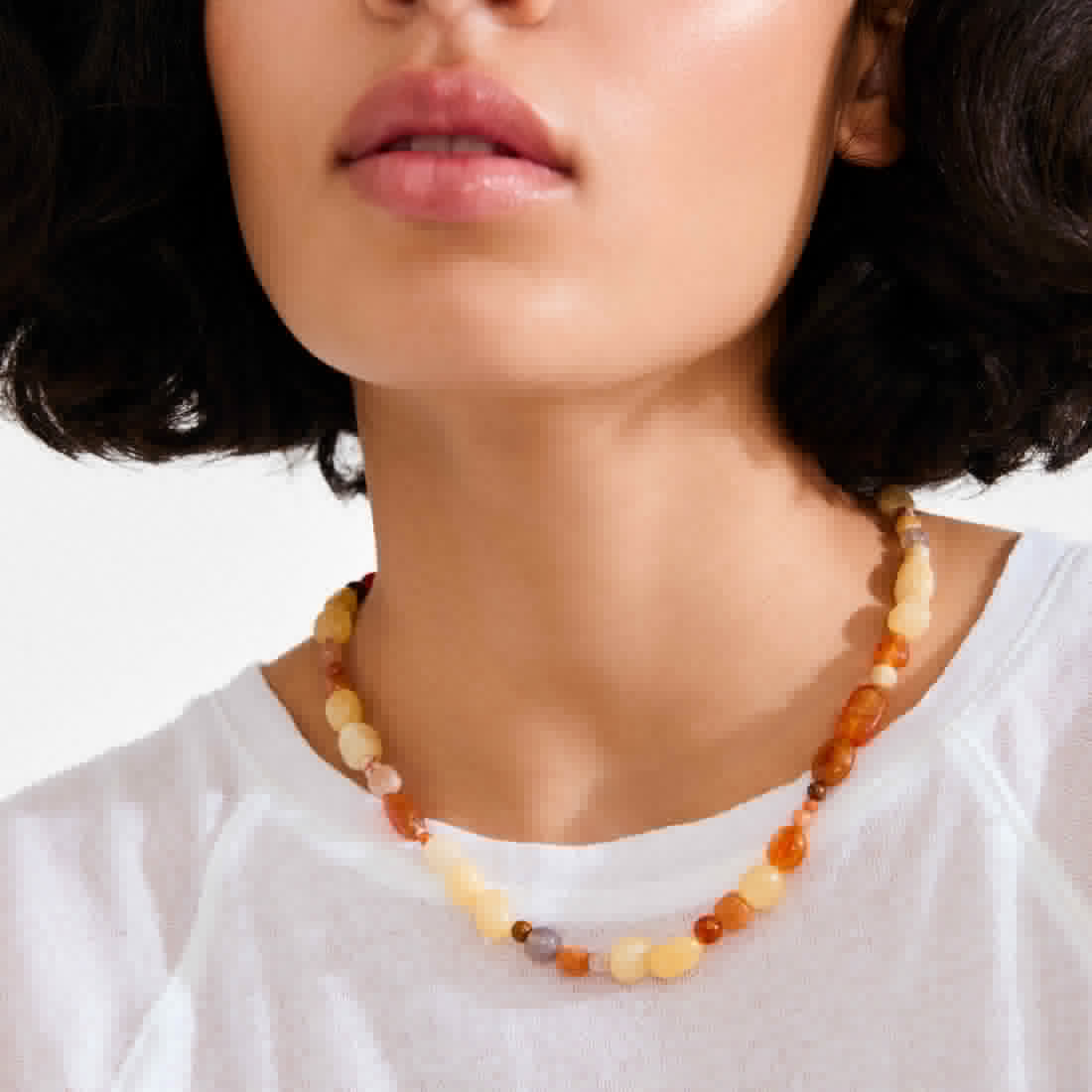 Collier iris multicolore – finition plaquée argent de Pilgrim, vue 3
