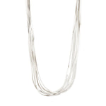 Collier KIRA – finition plaquée argent de Pilgrim