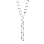Collier NOW à maillons texturés – plaqué argent de Pilgrim