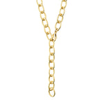 Collier NOW à maillons texturés – plaqué or de Pilgrim