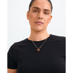 Collier NOW avec agate rouge – plaqué or de Pilgrim, vue 2