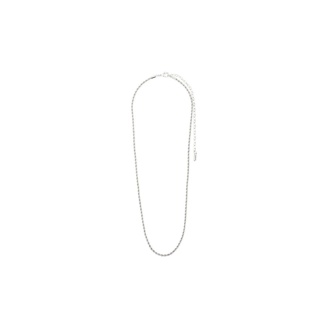 Collier PAM à chaîne torsadée – finition plaquée argent de Pilgrim, vue 2