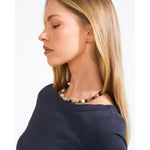 Collier ROOT à perles et pierres semi-précieuses – plaqué argent de Pilgrim, vue 2