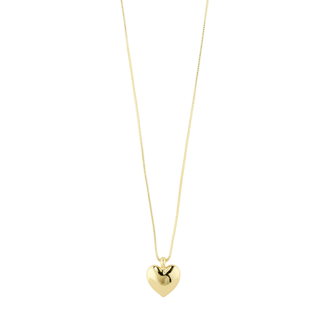 Collier SOPHIA avec cœur de Pilgrim, finition or