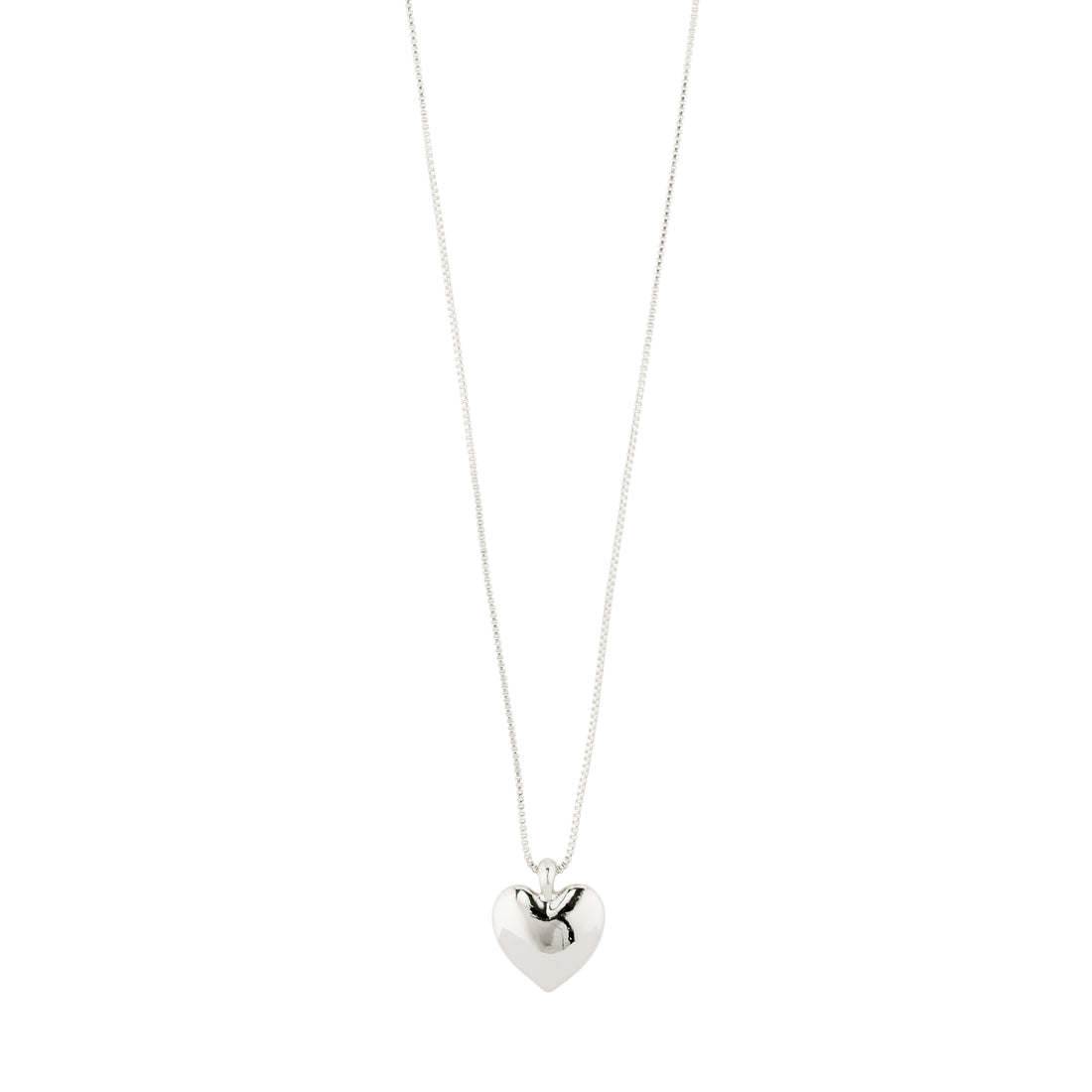 Collier SOPHIA avec cœur de Pilgrim, finition argent, vue 4