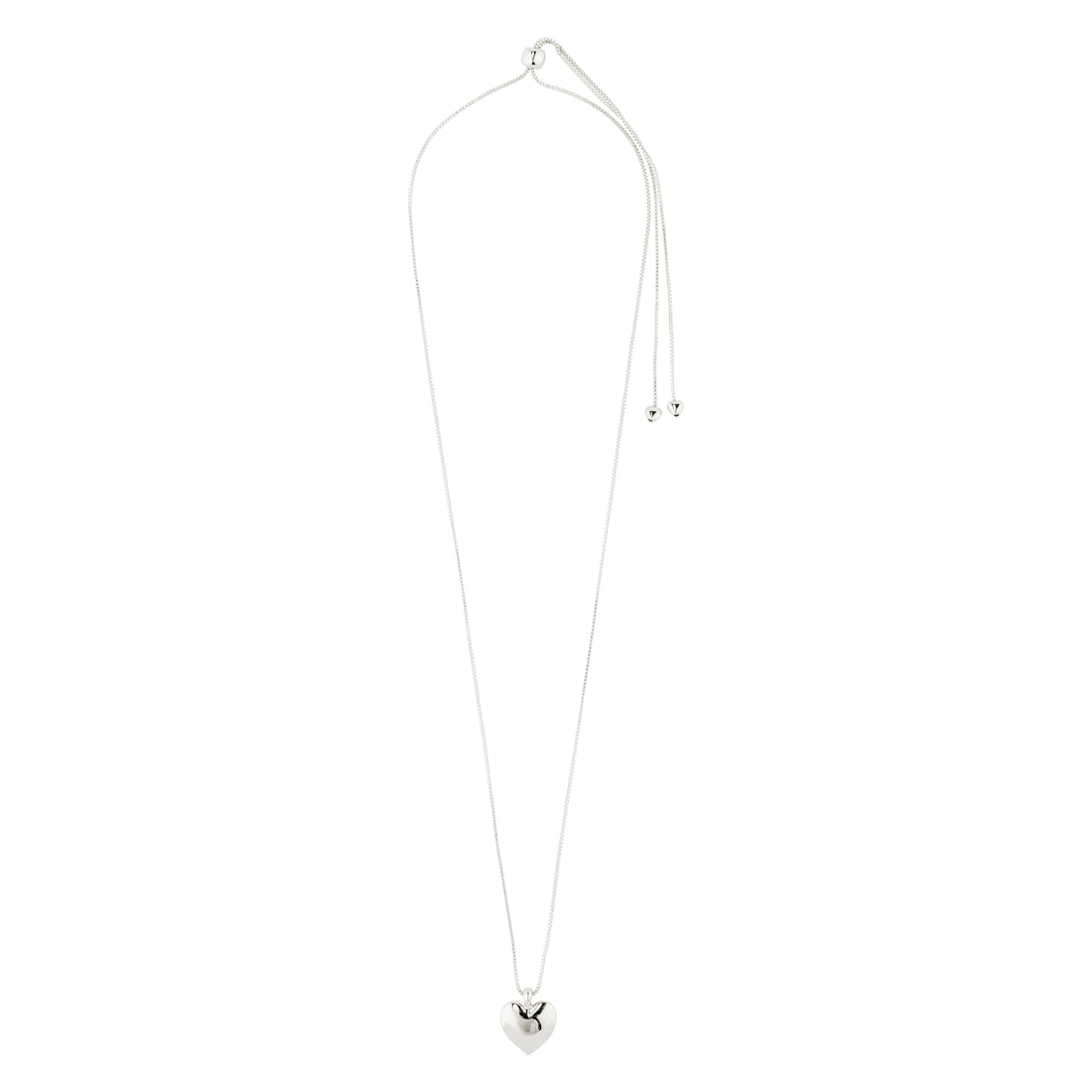 Collier SOPHIA avec cœur de Pilgrim, finition argent, vue 5