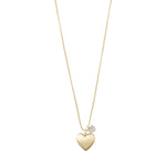 Collier SOPHIA avec pendentif cœur – finition plaquée or de Pilgrim