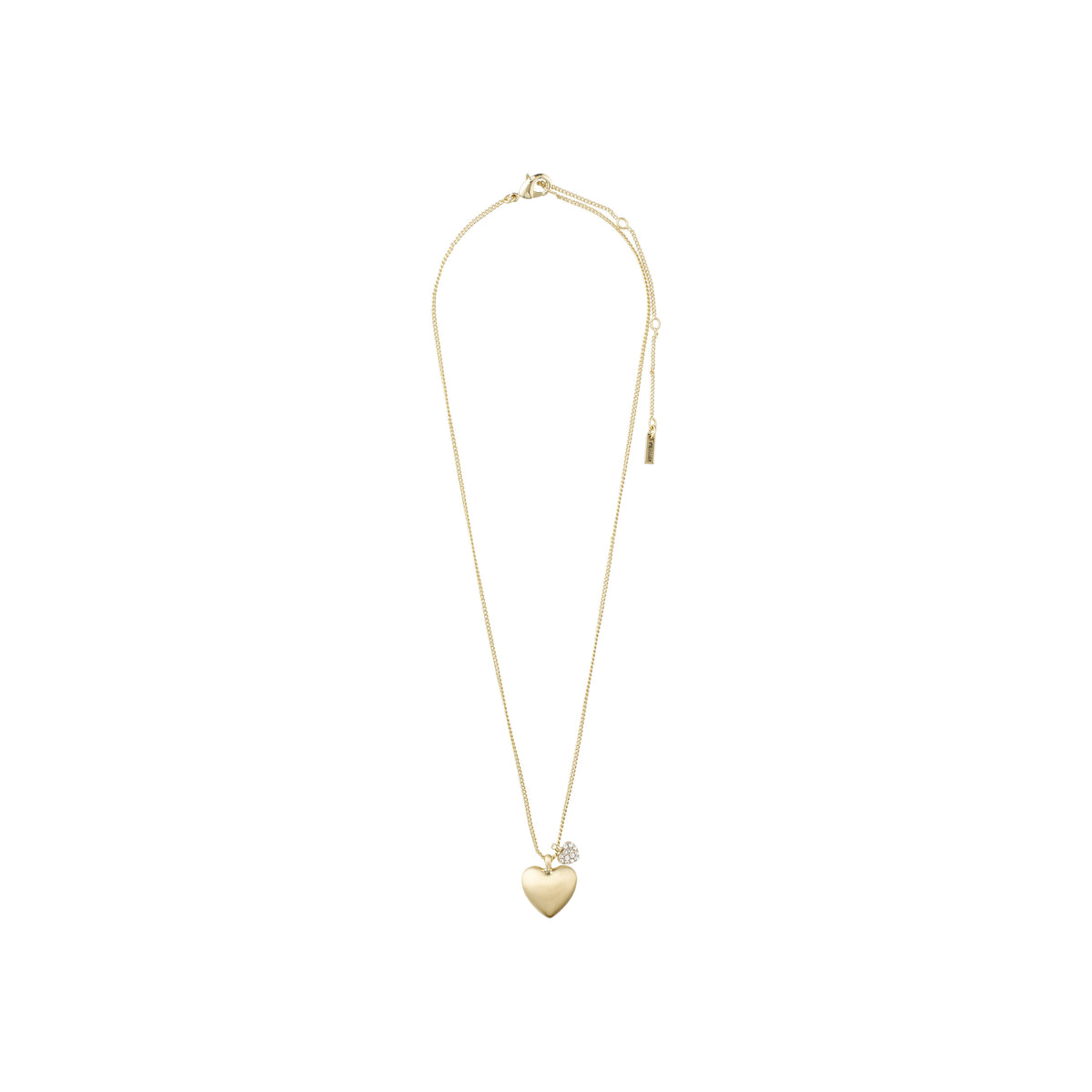 Collier SOPHIA avec pendentif cœur – finition plaquée or de Pilgrim, vue 2