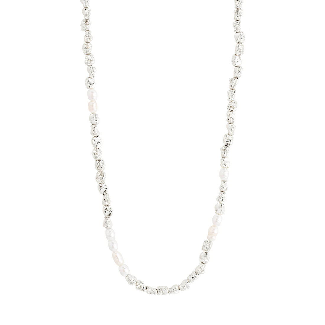Collier TIDE avec perles – finition plaquée argent de Pilgrim
