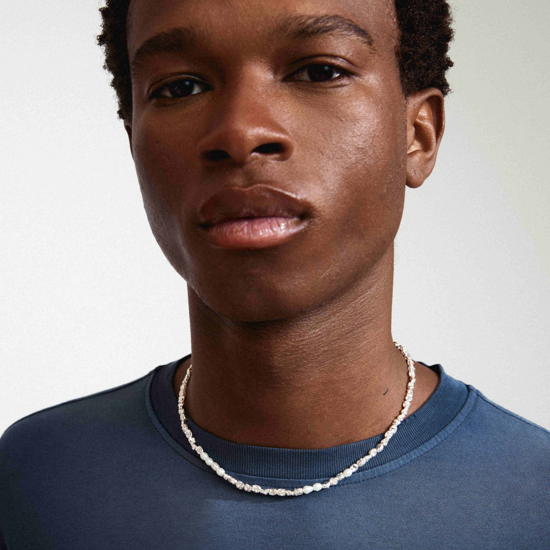 Collier TIDE avec perles – finition plaquée argent de Pilgrim, vue 3