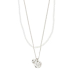 Colliers LENNON à perles 2-en-1 – plaqué argent de Pilgrim