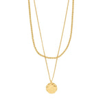 Collier DECLAN pièce 2-en-1 – finition plaquée or de Pilgrim
