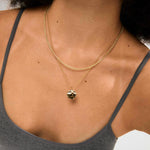 Collier DECLAN pièce 2-en-1 – finition plaquée or de Pilgrim, vue 2