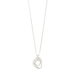 Collier DIEGO à pendentif spirale – finition plaquée argent de Pilgrim
