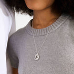 Collier DIEGO à pendentif spirale – finition plaquée argent de Pilgrim, vue 2