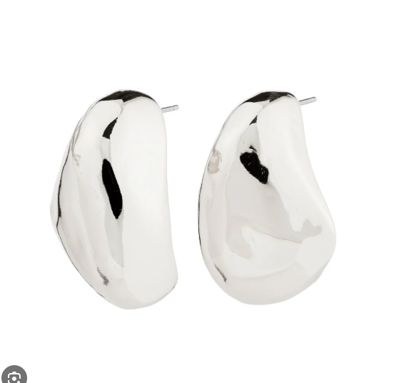 Boucles d'oreilles DUNE – finition plaquée argent de Pilgrim