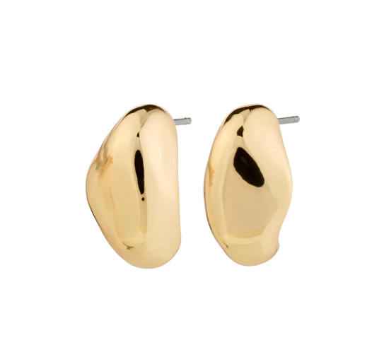 Boucles d'oreilles DUNE – finition plaquée or de Pilgrim