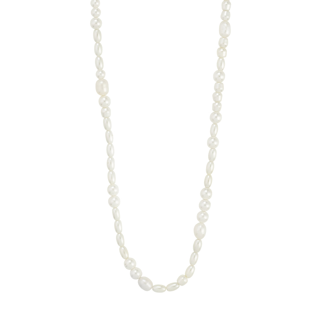 Collier ELLIANA avec perles d’eau douce et perles de verre – finition plaquée argent de Pilgrim