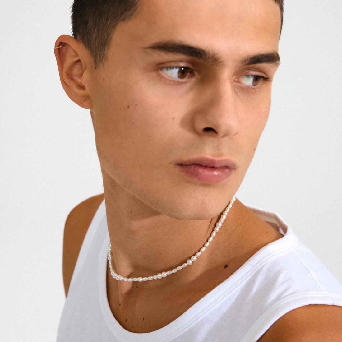 Collier ELLIANA avec perles d’eau douce et perles de verre – finition plaquée argent de Pilgrim, vue 3