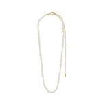 Collier ELLIANA avec perles d’eau douce et perles de verre – finition plaquée or de Pilgrim, vue 2