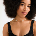 Collier ELLIANA avec perles d’eau douce et perles de verre – finition plaquée or de Pilgrim, vue 3