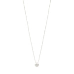 Collier EMMETT cœur cristaux – finition plaquée argent de Pilgrim