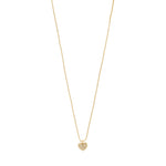 Collier EMMETT cœur cristaux – finition plaquée or de Pilgrim