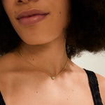 Collier EMMETT cœur cristaux – finition plaquée or de Pilgrim, vue 2