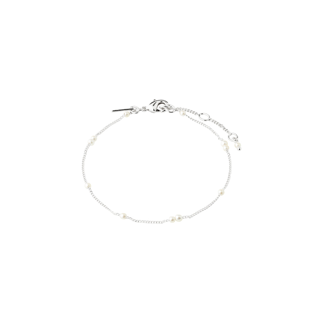 Bracelet ERON perle – finition plaquée argent de Pilgrim