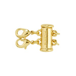Fermoir pour deux colliers – plaqué or de Pilgrim