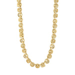 Fire collier pièces et cristaux – finition plaquée or de Pilgrim