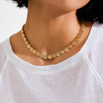 Fire collier pièces et cristaux – finition plaquée or de Pilgrim, vue 3
