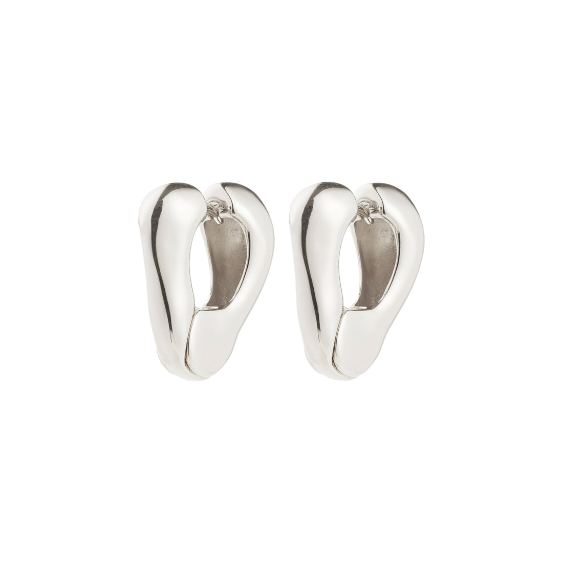Boucles d’oreilles FREE – finition plaquée argent de Pilgrim