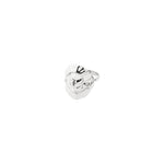 Bague HAZE coquillage – finition plaquée argent de Pilgrim