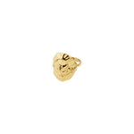 Bague HAZE coquillage – finition plaquée or de Pilgrim